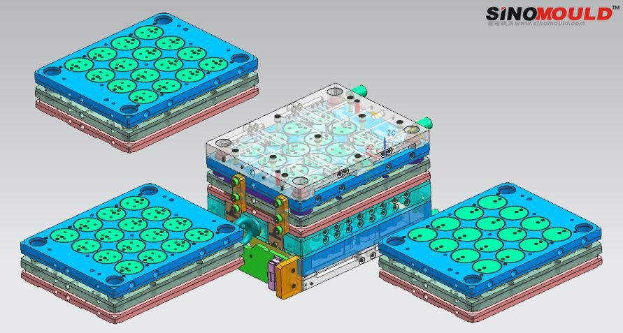 Interchangeable cap mould maker