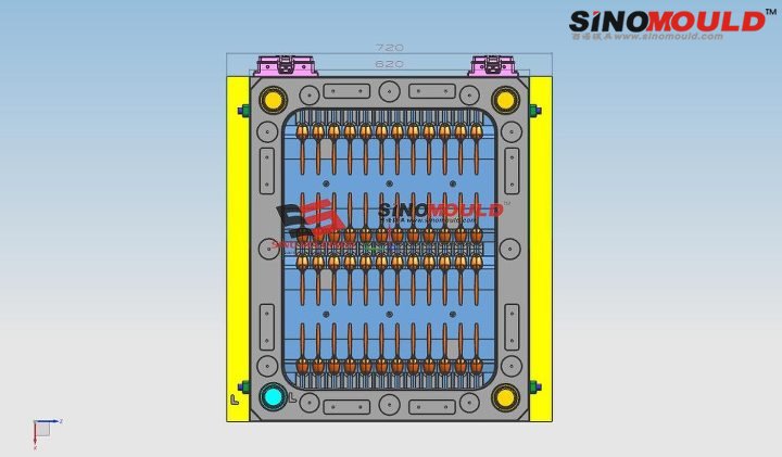 48 caivties plastic spoon mould/fork mould/knife mould