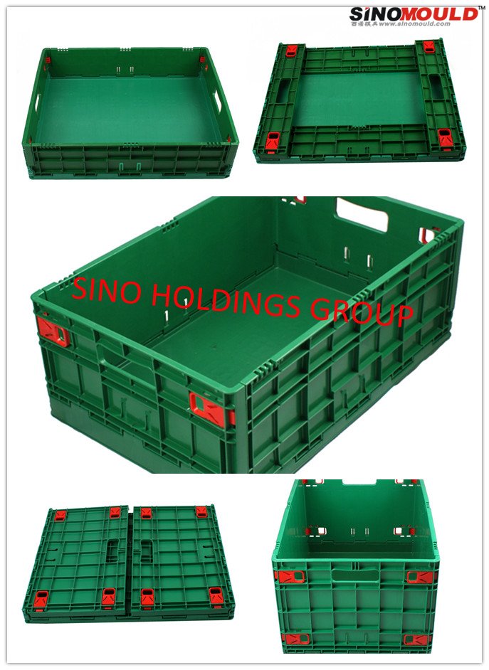 Offer plastic folding crate
