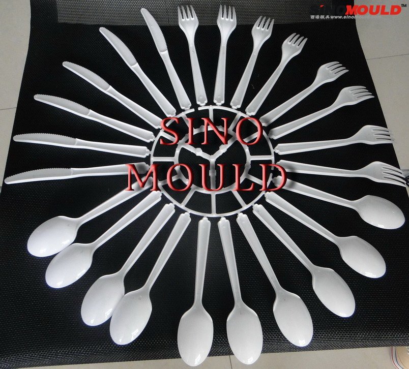 48 caivties plastic spoon mould/fork mould/knife mould