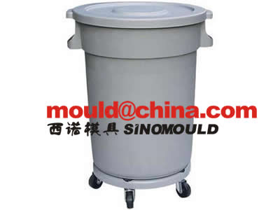 Industrial Trash Bin Mould 3