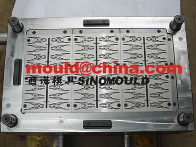 48 cavities plastic clip mould