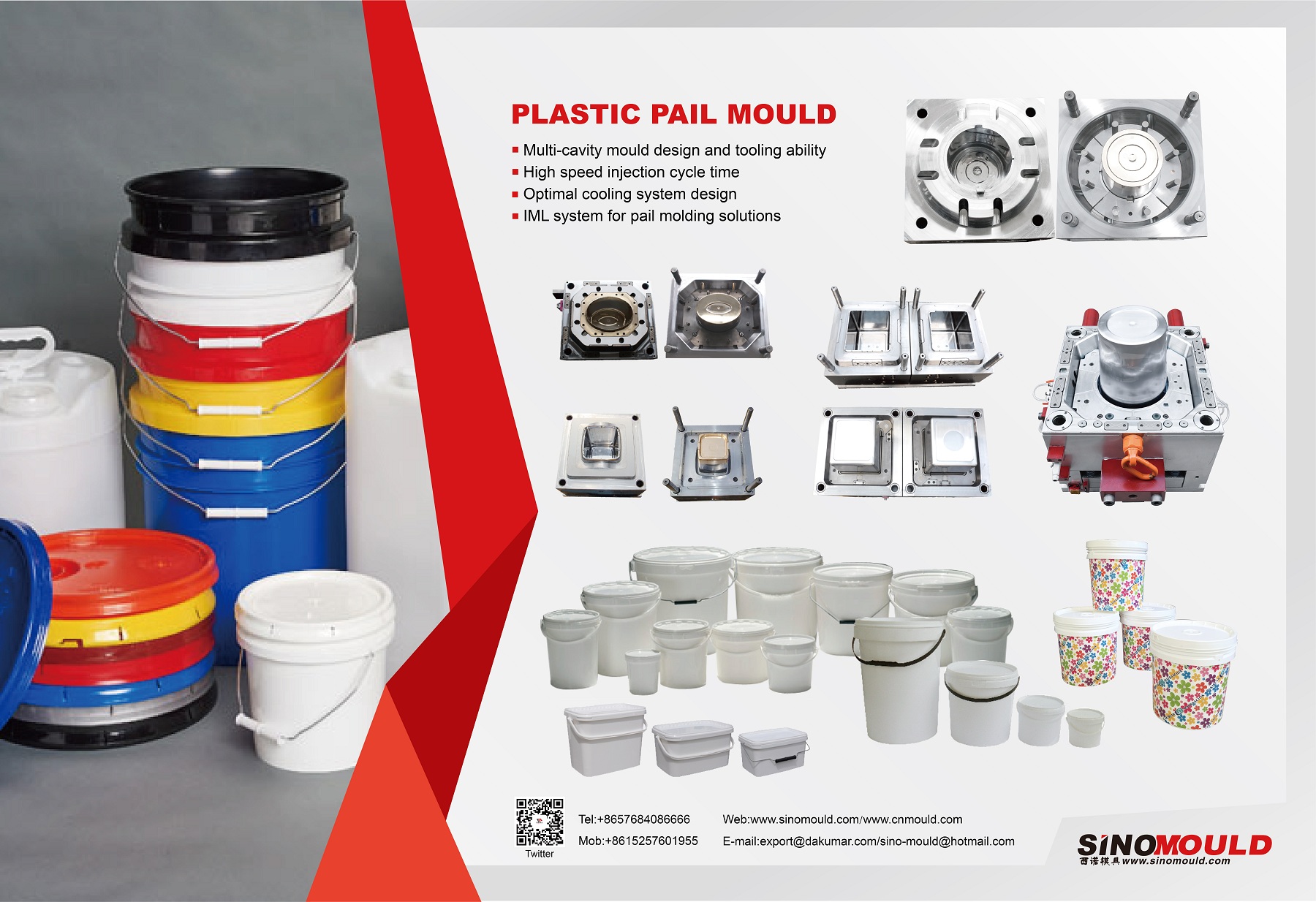 Plastic Paint Pail Mold - SinoMould